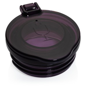 Bru Mate Champagne Flute Replacement Lids Fialové Černé | CZ_BRU73694