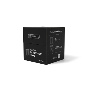 Bru Mate Pour Over Replacement Filters Černé | CZ_BRU30540